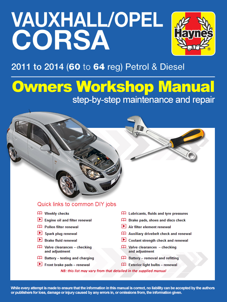 Download Opel Vauxhall Corsa 2001 Repair Service Manual Instruction